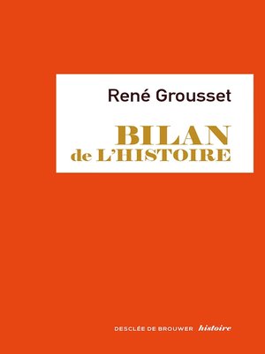 cover image of Bilan de l'histoire